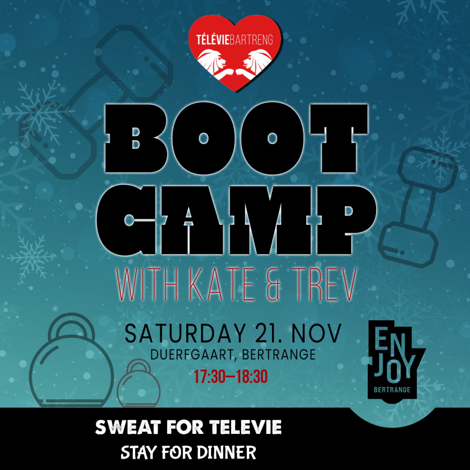 Bootcamp with Kate and Trev